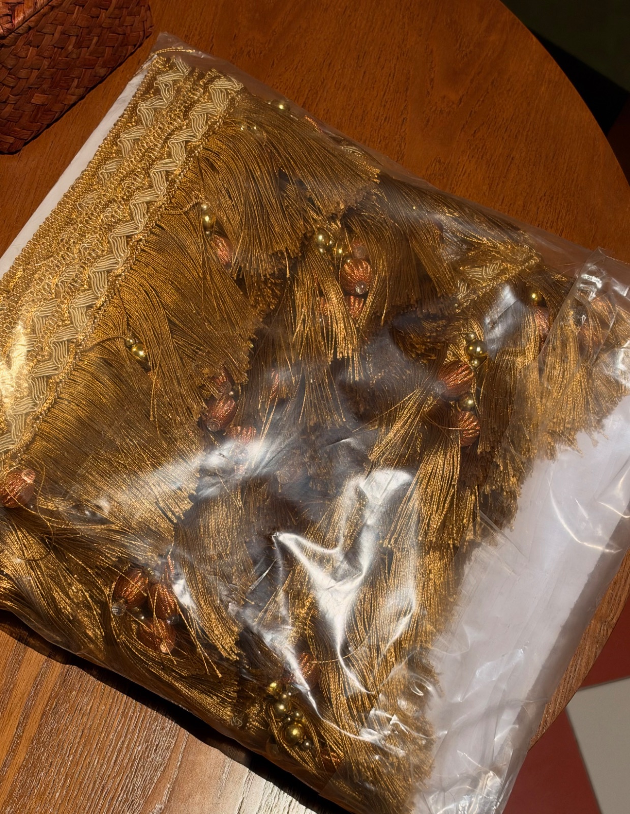 窗簾花飾邊